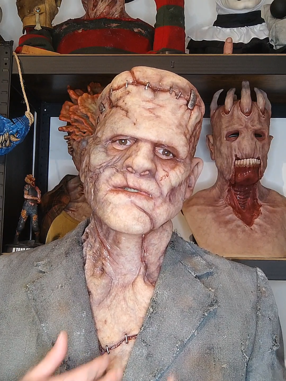 Le monstre de Frankenstein 😱 #siliconemask #masquesilicone #fyp #foryou #netflix #pov #pourtoi #viral #cosplay #mask #masque #monster #frankenstein #universalmonsters  @Immortal Masks 