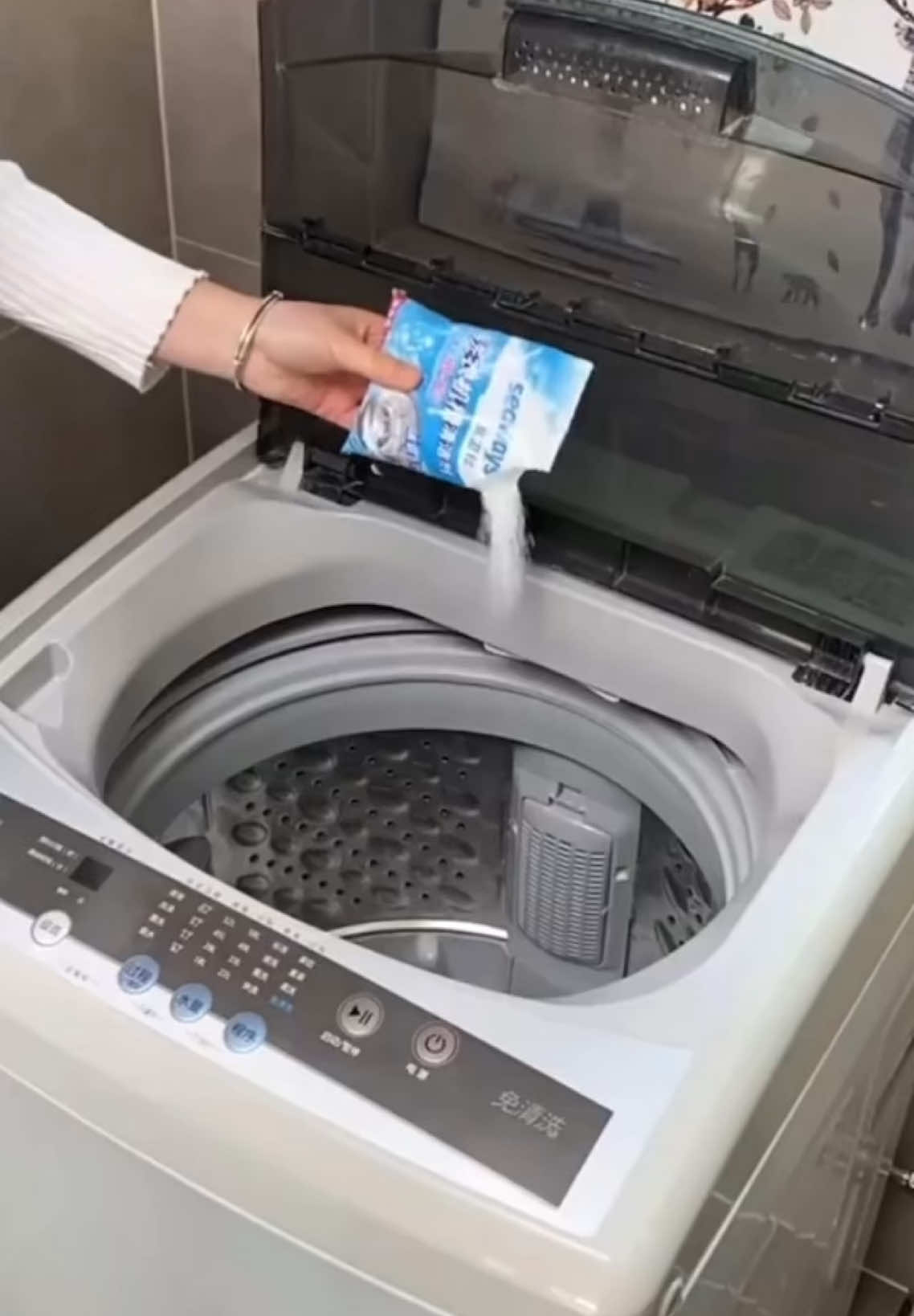 10 Gói Vệ Sinh Lồng Mắy Giặt#xuhuong #thinhhanh #giadungtienich 