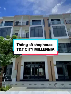 Chi tiết thông số của 1 căn shophouse 4 tầng loại 2 tại dự án T&T City Millennia   Thông số lớn mà giá còn khá tốt chỉ hơn 5 tỷ cho dòng sản phẩm nhà phố thương mại   Nhanh tay liên hệ em Nguyên để được hỗ trợ xem  thực tế 1 căn đang có giá tốt của mẫu này nhé  #ttcitymillennia #ttlonghau #ttgroup #ttlongan #ttcity #thanhnguyenrealty 