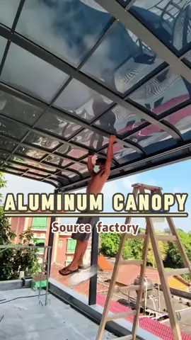 Aluminum Canopy is good,do you like?#aluminumalloycanopy #awning #sunroom #canopy #sunshade #aluminiumalloy #rainproof 