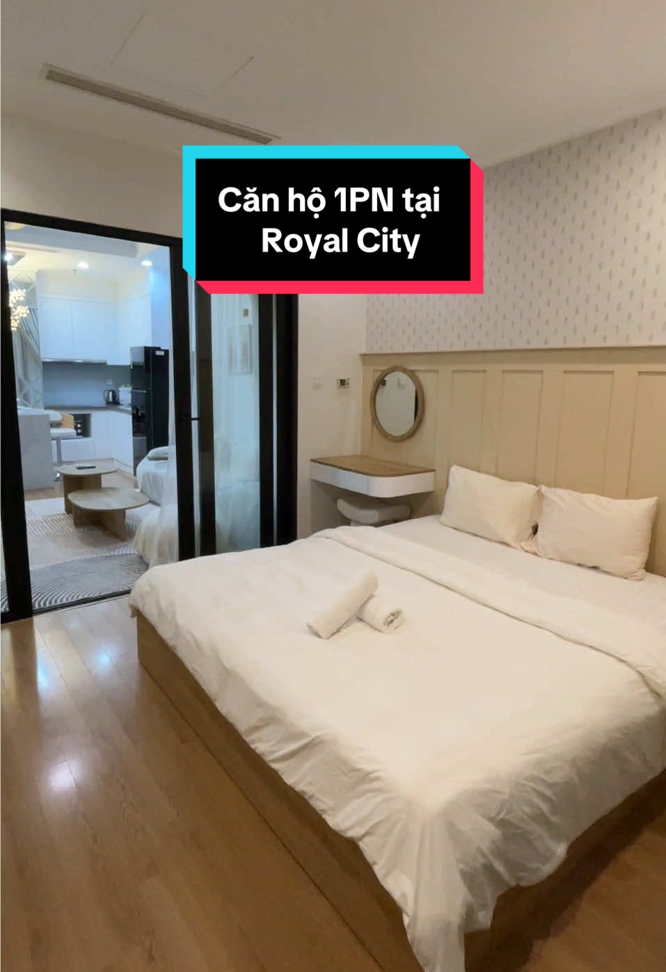 Căn hộ 1PN siêu đẹp diện tích 55m2 view thành phố tại chung cư Royal City #xuhuong #royalcity #bđshanoi #vinhomesroyalcity #muabancanho 