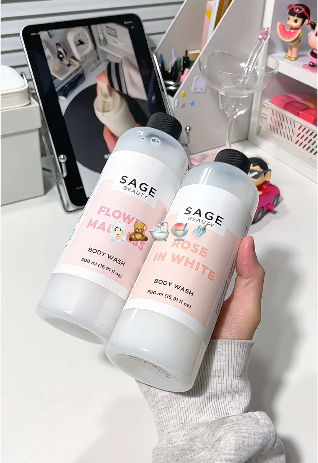siu thơm lun mấy bà ơi ✨🫧🛁🧸🧖🏻‍♀️🍧#suatamnuochoa #unboxing #reviewlamdep #viral #chamsocda #goclamdep #sagebeauty #muataitiktok #review #suatam #nghile2009 #foryoupage 