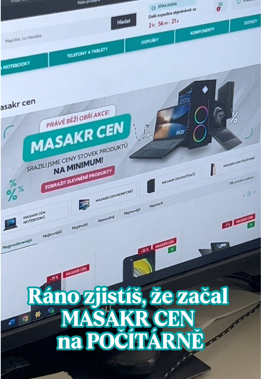 🔥 TOTÁLNÍ CENOVÝ MASAKR! 🔥 Tohle už není akce, tohle je BOJ o nejlepší ceny! 😱💥 Ráno jsme otevřeli prodejnu a… šok! 😵 Ceny padly na historické dno 📉 a zákazníci se valí dovnitř, aby si urvali svůj kus! 🏃‍♂️💨 💻📱 Notebooky, PC, iPhony a další technika za ceny, které se nebudou opakovat! Ale POZOR – kdo zaváhá, ten nemá! ⏳🔥 Zásoby mizí tak rychle, že ani nestíháme doplňovat! 🔔 Nečekej na druhou šanci – TA UŽ NEBUDE! Klikni sem a ber, dokud je z čeho 👉 www.pocitarna.cz/masakr-cen 💬 Kdo už ulovil svůj úlovek? Pochlub se v komentářích! ⬇️🎯 #SlevovýMasakr #TotálníVýprodej #BerNeboBudePozdě #Pocitarna #NejlepšíCeny