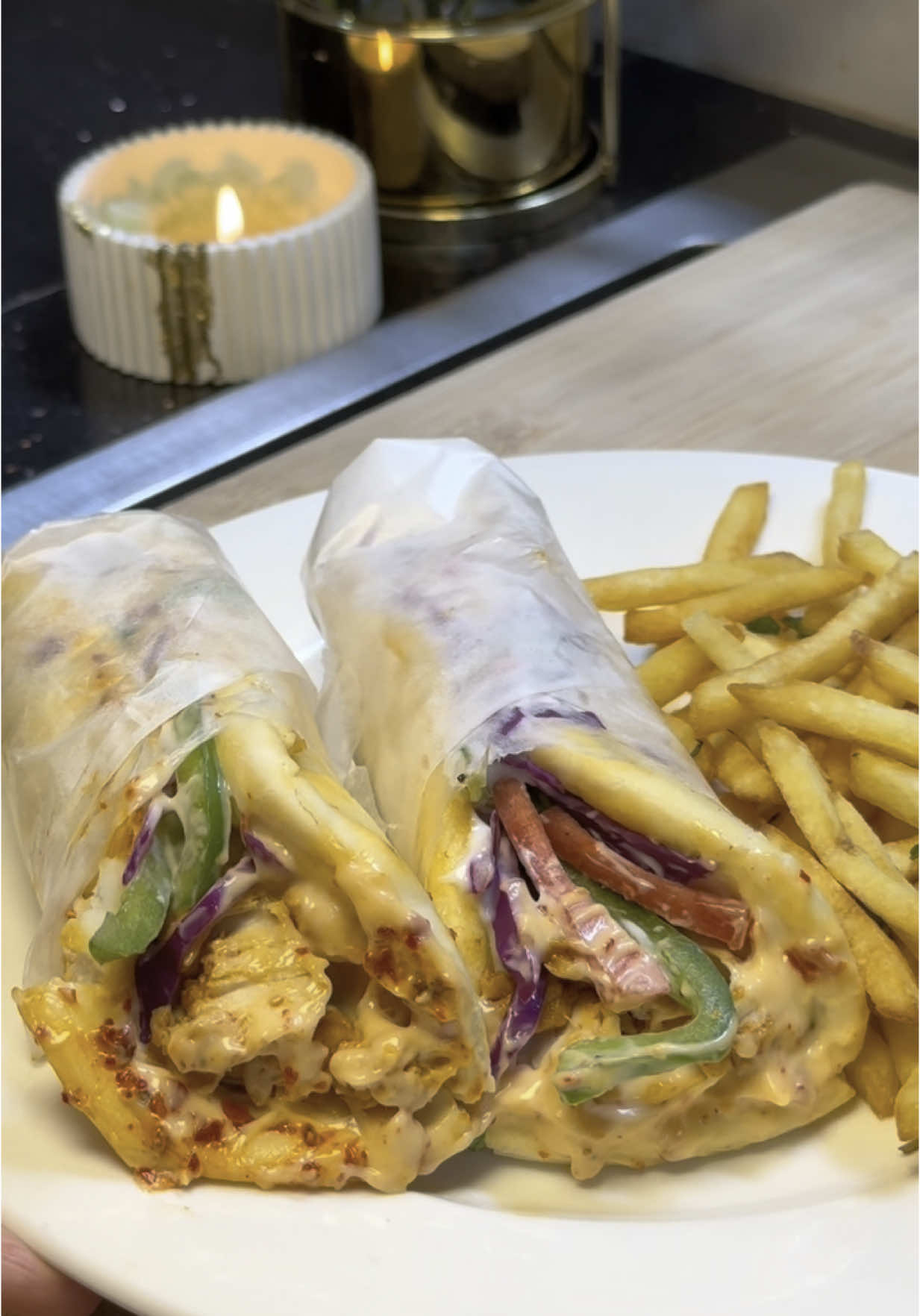 Spicy shawarma 🥙  #food #viraltiktok #ramazan #foodtiktok #fyp #foodtiktok 