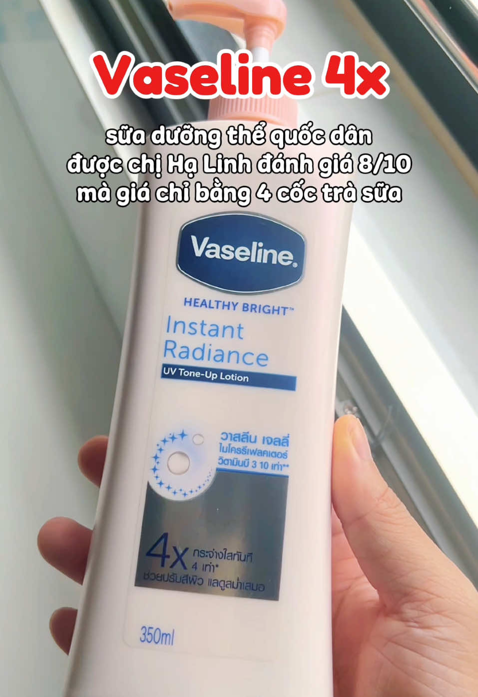 Dưỡng da ngày đêm với #Vaseline 4x muê nha #xh #viral #duongda #duongtrang #duongtrangda #duongtrangbody 
