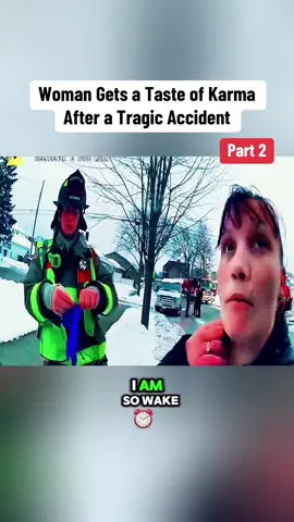 Woman Gets a Taste of Karma After a Tragic Accident. Part 2 #cops #crime #law #fyp #viralvideo #usa🇺🇸 