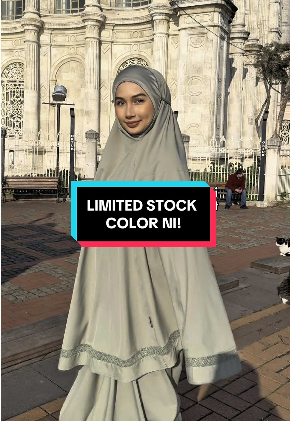 Limited stock dah tinggal untuk Telekung Ashley ni 😭 nasib baik color matcha green ni ada lagi. korang yang dah lama tunggu tu better cepat before sold out  klik bag kuning sekarang #zaraawliya #telekungzaraawliya #telekung #solat #telekungsolat #telekungsejuk #telekungraya