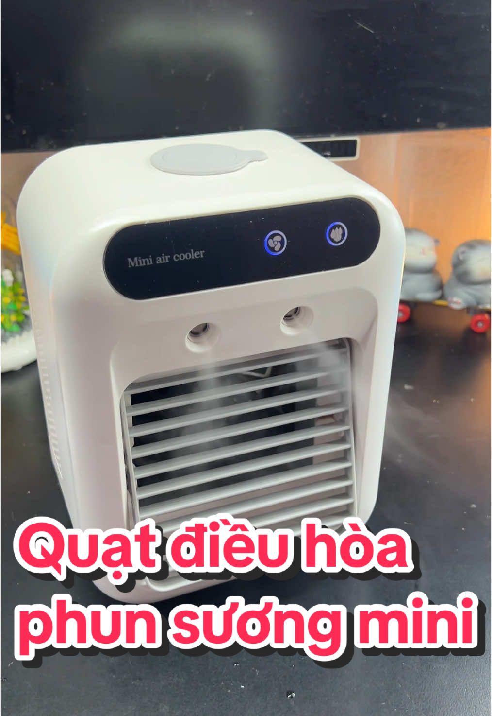Cái quạt điều hòa phun sương mini này để bàn mát lắm nè mấy ní ##muataitiktokshop🛍##admicro##admicro
