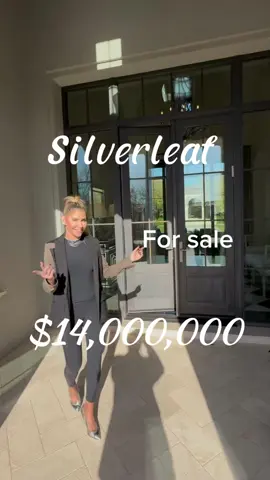 ✨ Luxurious Silverleaf Estate listed at $14,000,000✨ 7 beds, 8 baths 9,969 sq feet  Located in the exclusive guard-gated Silverleaf community, this stunning 1.70-acre estate offers breathtaking mountain & valley views ⛰️🌄 with room to expand. Designed by Dale Gordon with interiors by Rebecca Salcito, it features soaring ceilings, elegant coffered details, and a gourmet white kitchen with a marble island 🏡🍽️. The primary suite is a true retreat with dual walk-in closets, a private laundry, and a tranquil terrace 🌿🛏️. Outside, enjoy a heated lap pool, spa, grilling station, and covered patio with a fireplace & built-in heating 🔥🏊‍♂️. Upstairs, five en-suite bedrooms and a lounge open to a terrace with sweeping views 🌅. Elegance, comfort, and privacy—this estate is the ultimate luxury escape ✨🏡. to see this home or learn more call 602-989-5386. Robert and I would love to make this home yours. Listed by Frank Aazami Brokerage Russ Lyon Sotheby’s International Realty #LuxuryHomes #ScottsdaleRealestate #Silverleaf #LifestyleJules #JulesAndRobertDoRealestate #SothebysInterstationalrealty #RusslyonSotheby’sInternationalRealty