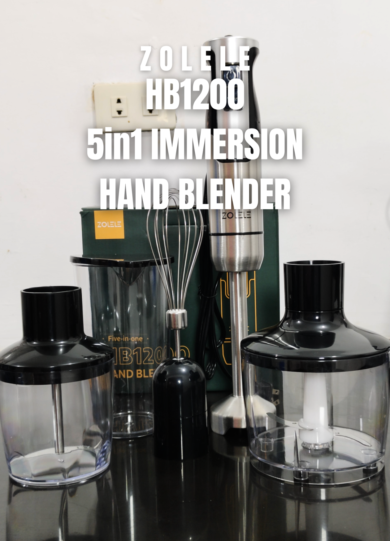 Kakilig! Meron na ko nitong ZOLELE HB1200 Immersion Handheld Blender! 😊😍 Ang daming pwedeng gawin gamit lang to! @zolele.ph #immersionblender #handblender #handheldblender  #zolele #zolelephilippines #handlemixer #blender #mixer #juicer #zoleleblender #zolelehb1200 