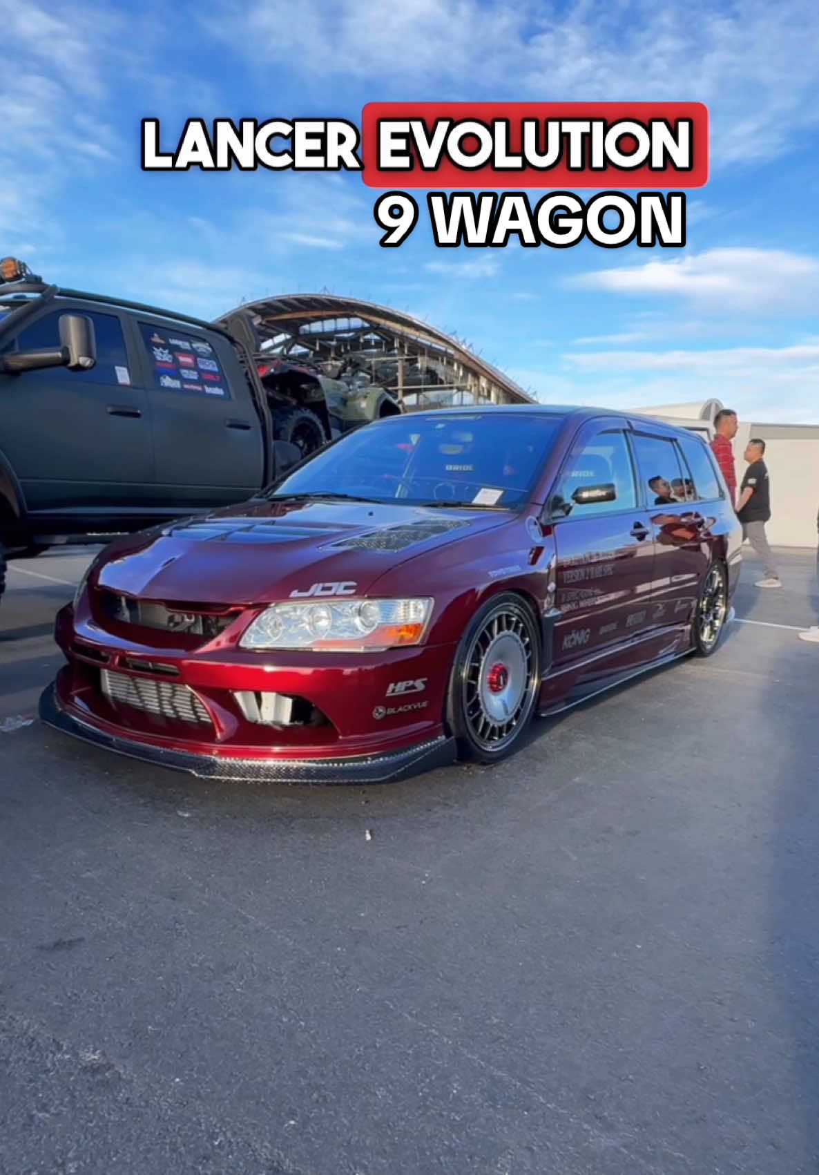 Mitsubishis Rare & COOL Evo 9 Station Wagon!!! #TikTokAutoCampaign #CarTok #Mitsubishi #Lancer #Evo #Evo9 #Wagon #StationWagon #LongRoof #FYP #JDM #RHD #Japan  