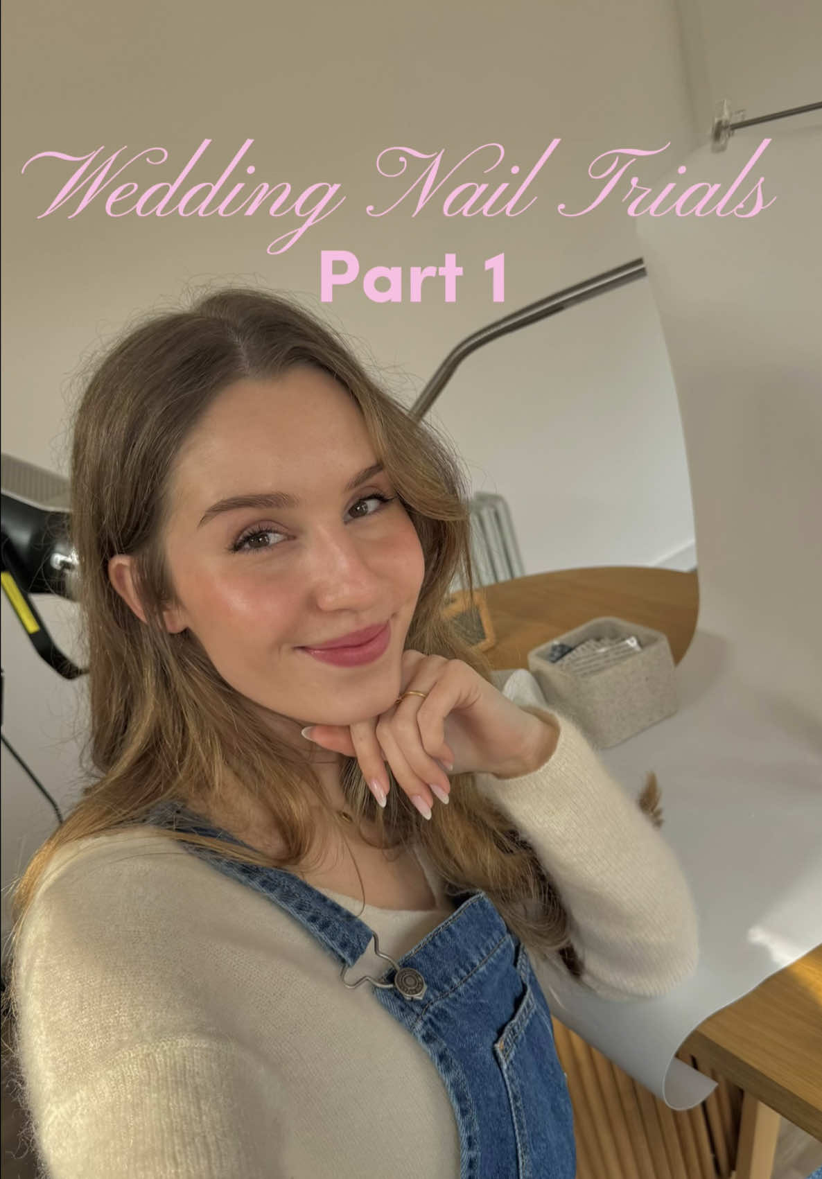 Wedding Nail Trial Part 1👰🏼‍♀️✨💍🥂 #weddingnails #chromenails #weddingdiaries #bridalnails #glazednails #nailinspo 