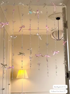 tirai manik coquette bikin kamar jadi lebih aesthetic ✨🎀 #tiraimanik #aesthetic #tirai #tiraicantik #cute #coquette 