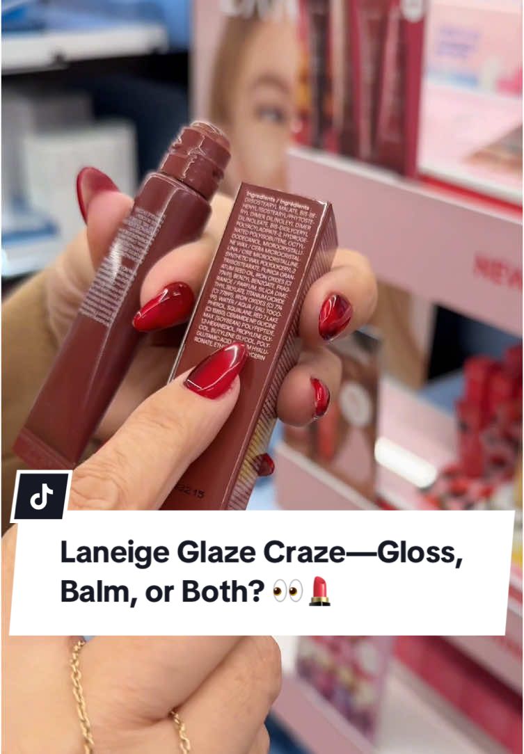 If you love a juicy, high shine lip product with a little more opacity than your standard balms, the new @laneige_us Glaze Craze might be your next pick. She’s for all my beauty queens who appreciate skincare infused formulas since this acts as more of a treatment. Plus this little new age style silicone applicator is adorable and would make me want to pick her up just for this alone 💄 #Laneige #GlazeCraze #JuicyLips #BeautyTok #thelipsticklesbians
