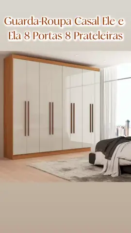 Chegou a hora de organizar tudo com estilo! O Guarda-Roupa Casal 