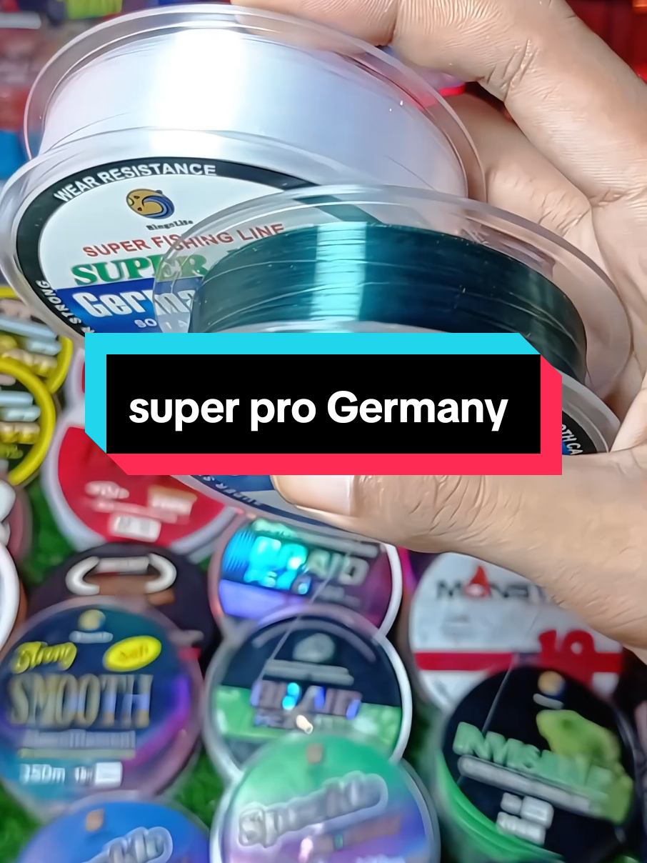rekomendasi senar pancing kuat anti kriting bisa juga digunakan untuk leader rangkaian, superpro Germand strand #senarpancing #talipancing #galatama #mancing #senarleader 