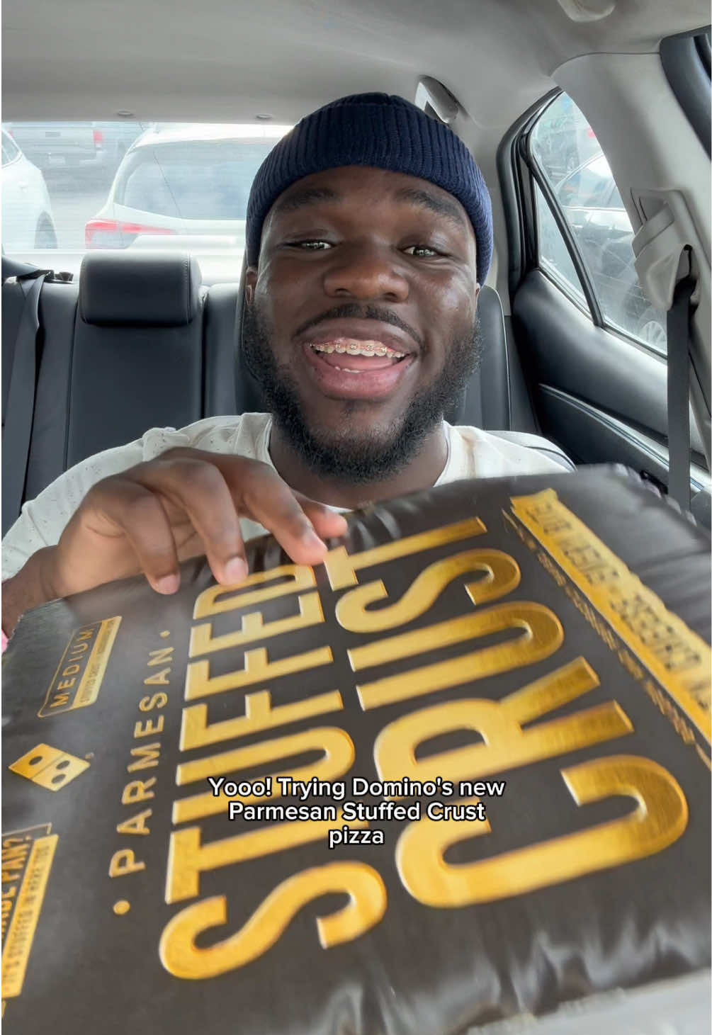 #Ad Trying @Domino’s FIRST-EVER Parmesan Stuffed Crust 