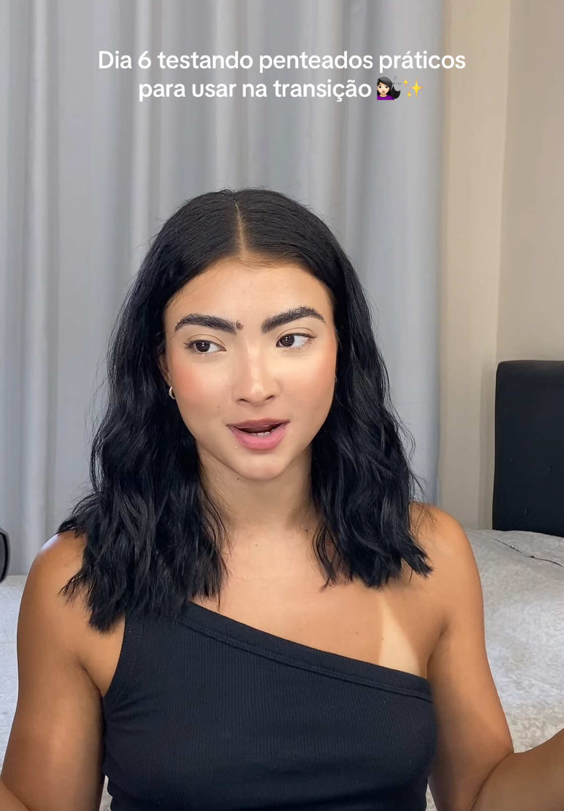 Testando penteados práticos para usar na transição capilar #onduladas #penteado #transicaocapilar #creatorsearchinsights 