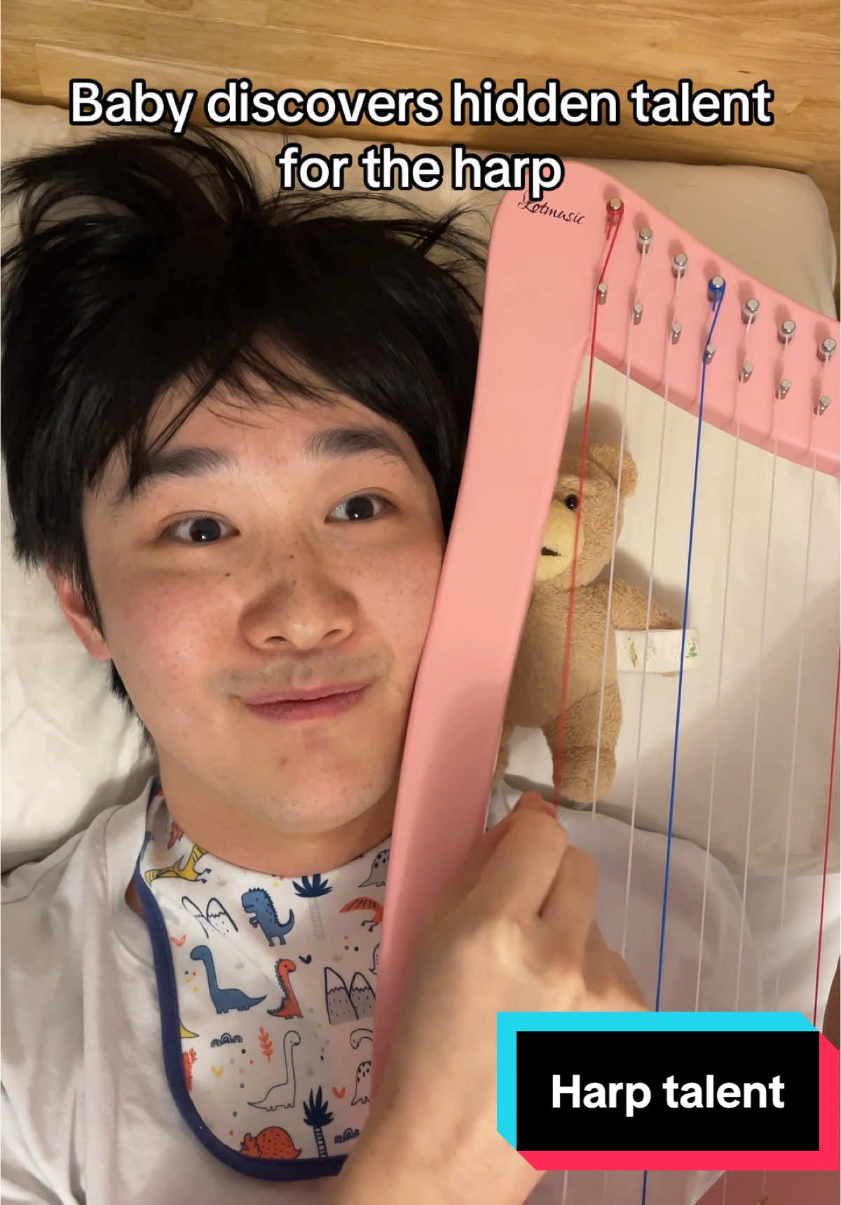 Original opera sound is by @Opera:Trashified🎭 on tiktok and idea is inspired by her! Now thats a crazy talent #skit #funny #joke #opera #crazyfrogopera #harp #hiddentalentharp #crazyfrog #babyplaystheharp