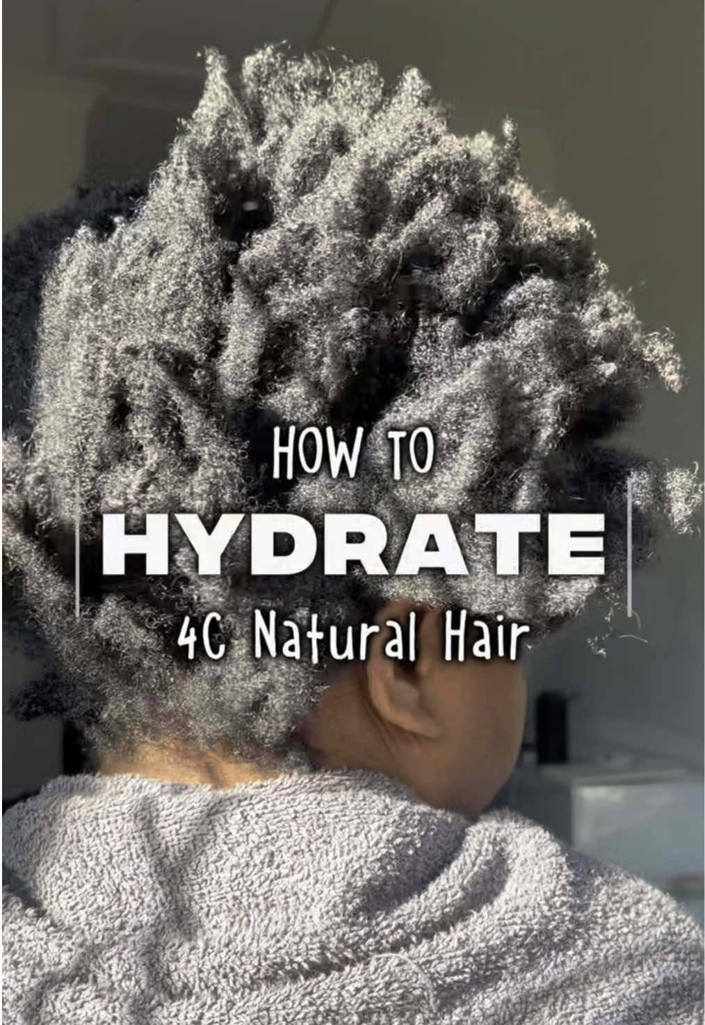 DEEP CONDITION THAT 4C HAIR because one thing about 4C hair? It will get dry🤣❤️🤭 #nobuhlebendalo #naturalhairtutorial #deepconditioning 