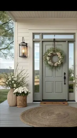 Dreamy 🌿🌤 #homedecor #aestheticvideos #interiordesign #decor #entrance #hallway #cottagedecor #shelfstyling #countrycottage #cottagecoreaesthetic #countrysidelife 