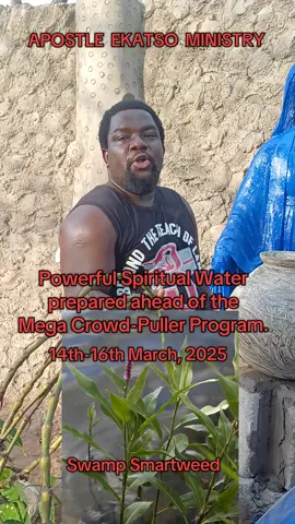 Powerful Spiritual Water prepared ahead of the Mega Crowd-Puller Program at The EHETI Temple. You can also do this for your home to stop all evil. #GAGAWUGAGA #EFFATA 