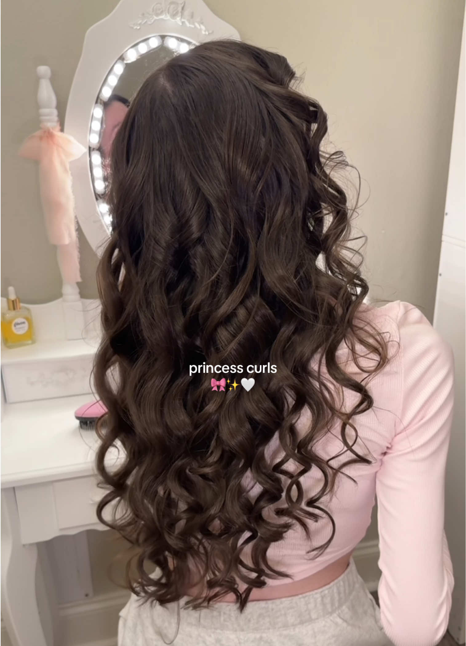 my take on princess curls using a 1.25