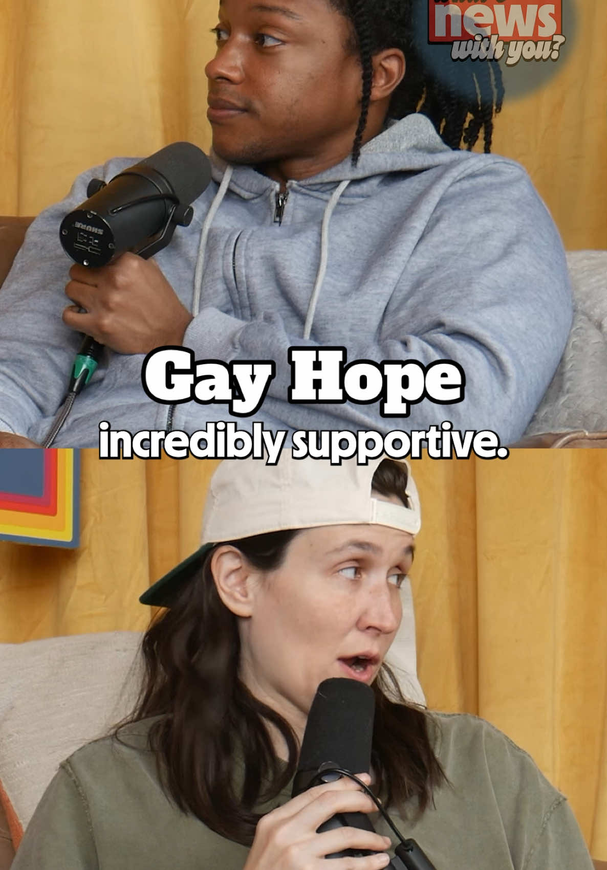 Check out the podcast! And Dana stop flirting with Ashley! #joshjohnson #ashleygavin #lgbt #comedian #podcast #funnylesbian 
