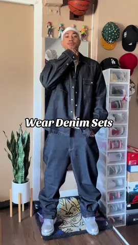 Denim Sets are really a cheat code fr 🔥 #outfitinspo #outfitinspiration #OOTD #fashionstyle #styleinfluencer #stylereels #ootdreel #outfitreel #outfitreels #fitinspo #explorepage #StreetStyle #streetwear #90sfashion #StreetFashion #streetwearfashion #ootdinspo #fashion #reels #fashionreels #mensfashionpost #fyp #00sfashion #fashionreels #collabrations #grwm #y2k #y2koutfit #ajaun 