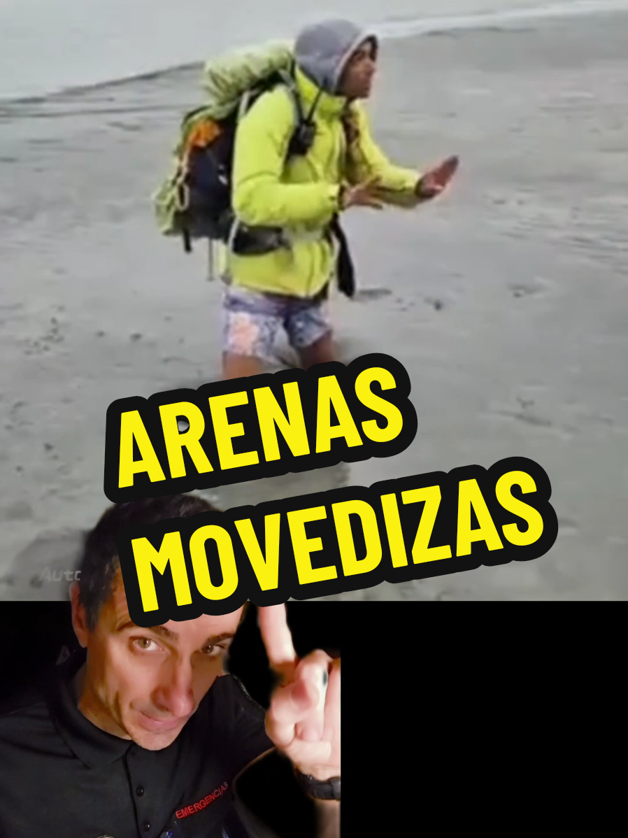 Como salir de arenas movedizas . #salvarvidas #emergencias #primerosauxilios #urgencias #seguridad #prevencion #rescate 