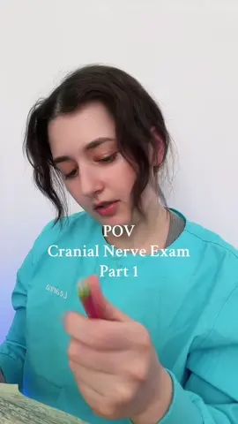 ASMR POV: Cranial Nerve Exam Medical Roleplay #fyp #asmr #asmrpov #foryoupage 