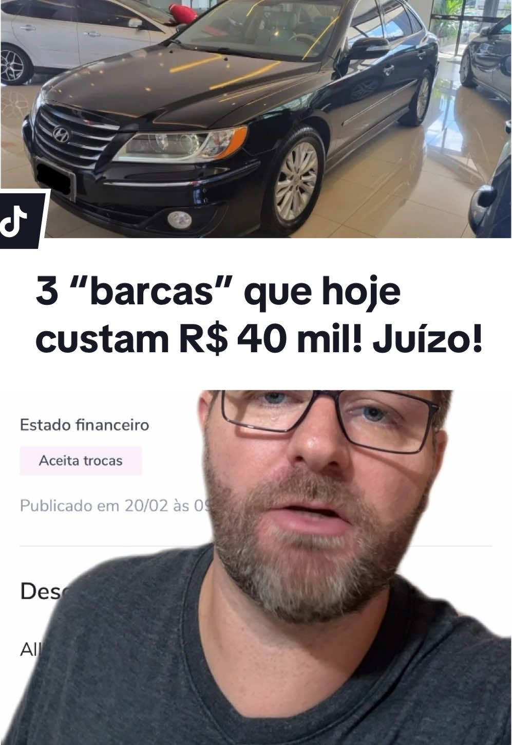 3 “barcas”, carro de presença que hoje custam na faixa dos R$ 40 mil! Porém comprar é uma coisa e manter é outra totalmente diferente! E além disso imprevistos podem acontecer mas a @RedeAuto Proteção Veicular é a Proteção Veicular que cuida da sua tranquilidade! Com muitas coberturas em todo território nacional! #lucasfaccina #instagram #tiktok #carros #redeauto 