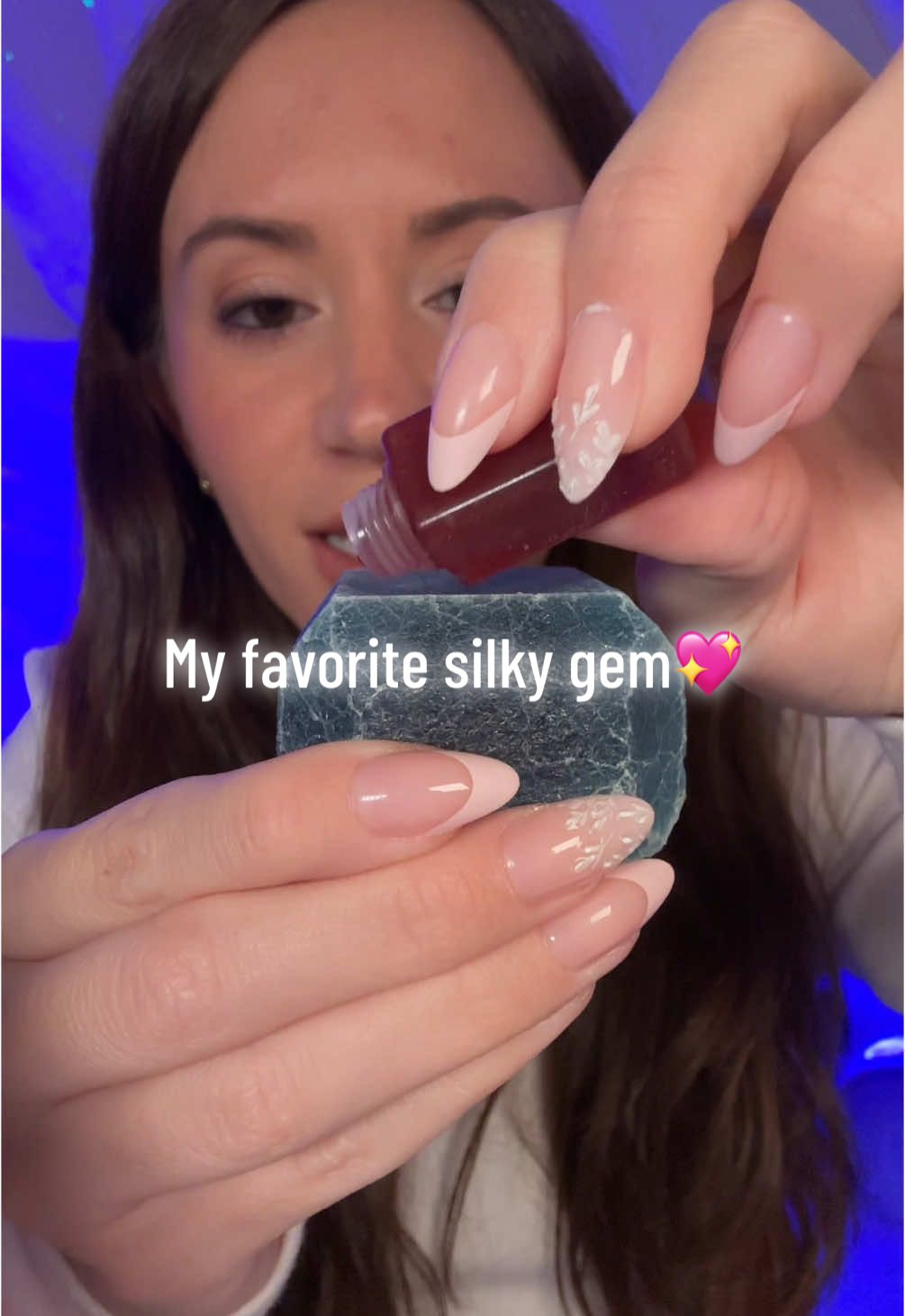 My FAVORITE box😭🥹💖use code “safespace10” to get 10% off your silky gem 💎 #asmr #asmrsounds #asmrvideo #asmreating #fyp 