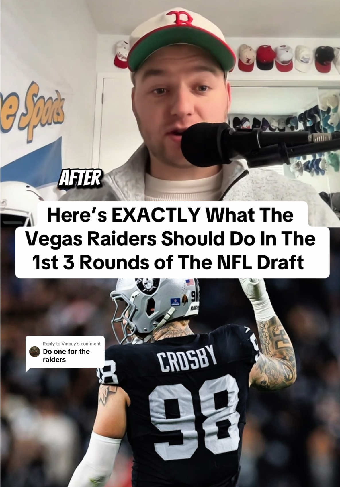 Replying to @Vincey Here’s exactly what the Las Vegas Raiders should do in the 1st 3 rounds of the 2025 NFL Draft #reaction #nfldraft #raiders 