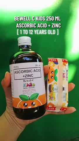 BEWELL C KIDS, TUMMY FRIENDLY VITAMIN C #bewellcnonacidicvitaminsc #bewellckids250ml #ascorbicacidpluszincbewellckids #vitaminsforkids 