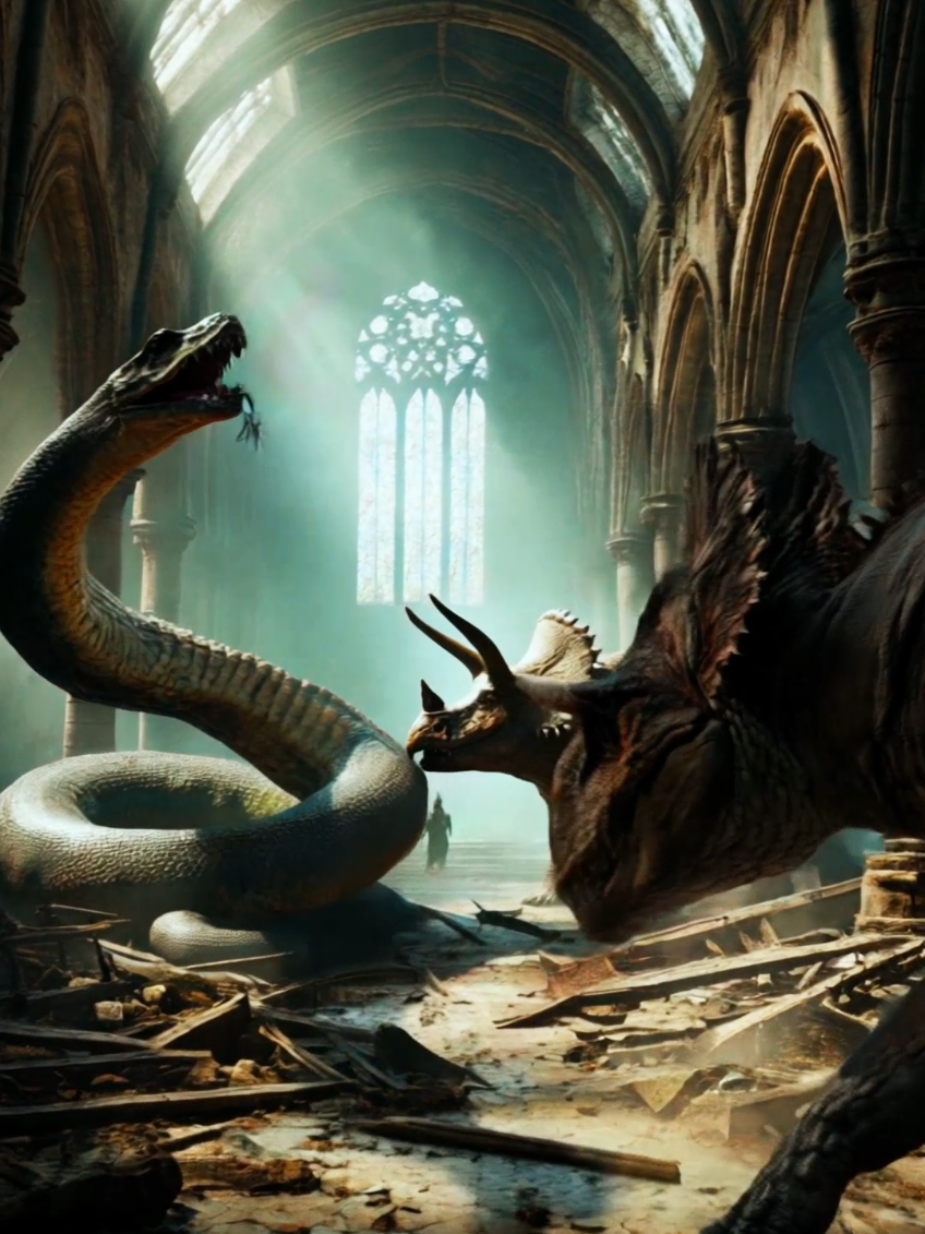 Snake x Pterodatilus - Who's gonna win? #ai #animalbattles #aianimation 