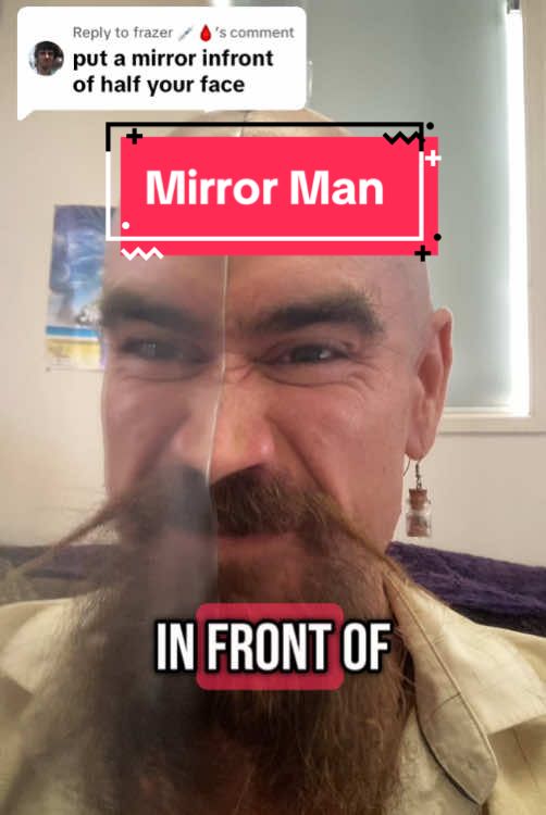 Replying to @frazer 💉🩸 #mirror #mirrorface #mirrorchallenge #halfyoriginals #mirrorman 