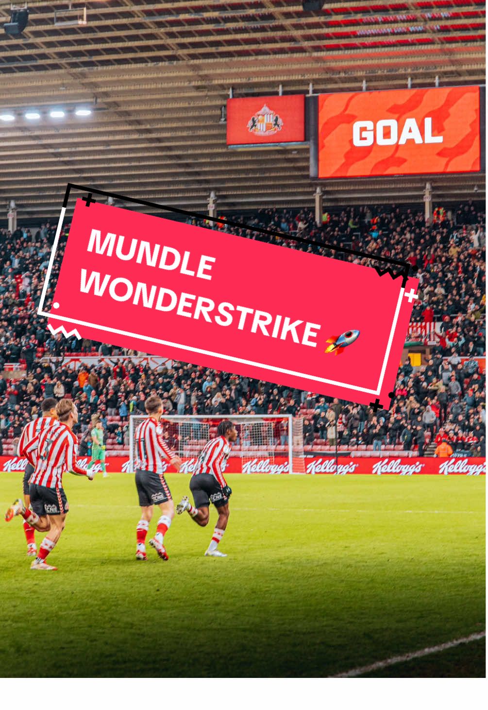 WHAT. A. GOAL. 🚀 #safc #sunderland #romainemundle #goal #wondergoal #efl #football #footballtiktok 
