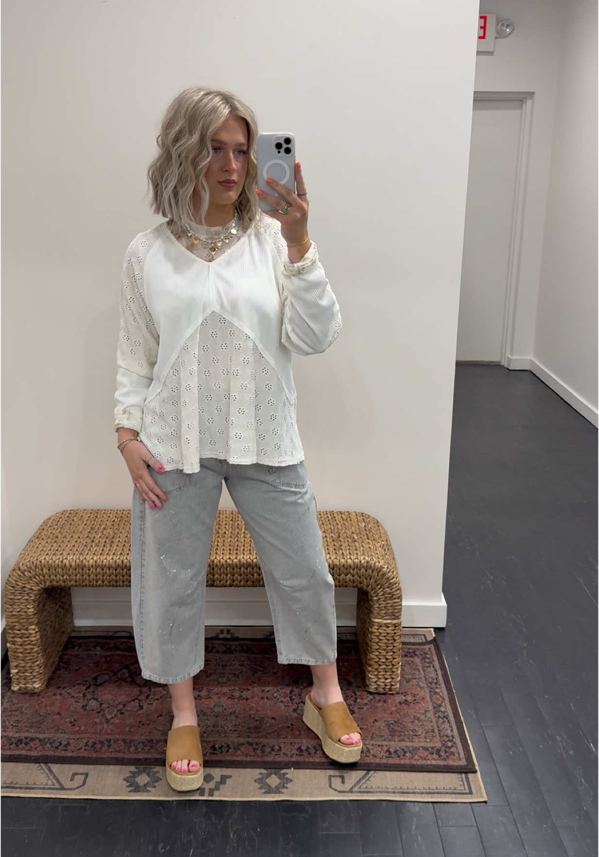 new cute outfit from Uptown Boutique in Springfield #fashion #girlyfashion #springfashion #springfieldmo #funfashion #layeredfashion #fyp 