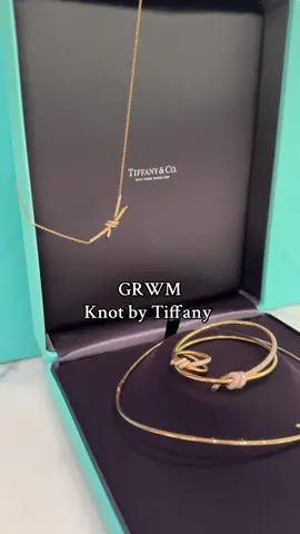 GRWM Knot by Tiffany • #meganattiffany #tiffanyjewelry #jewelry #tiffanyandco #earrings #necklace #bracelet #bangles #rosegold #gold #diamonds #diamond #pavediamonds #tiffanyicons #knot #tiffanyknot #knotbytiffany #knotbracelet #knotbangle 