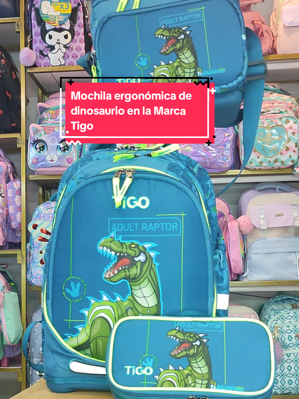 Raaaawr!!!!! Mochila de dinosaurio de Tigo ¡perfecta para pequeños aventureros! lo encuentras solo en Mochi lovers 💜  Pueden pasar a visitarnos a nuestra tienda física Avenida Ballivián 21 de calacoto (San Miguel)