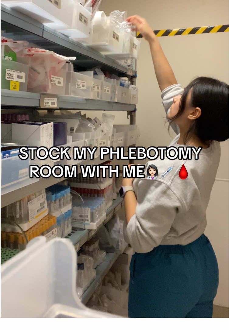 Stocking up my phlebotomy room is so therapeutic for me👩🏻‍⚕️🩸💉 #phlebotomy #phlebotomist #phleblife #healthcare #healthcareworker #blood #bloodwork #hospitallife #cpt #lab #laboratory #fyp #fypシ #fypage 