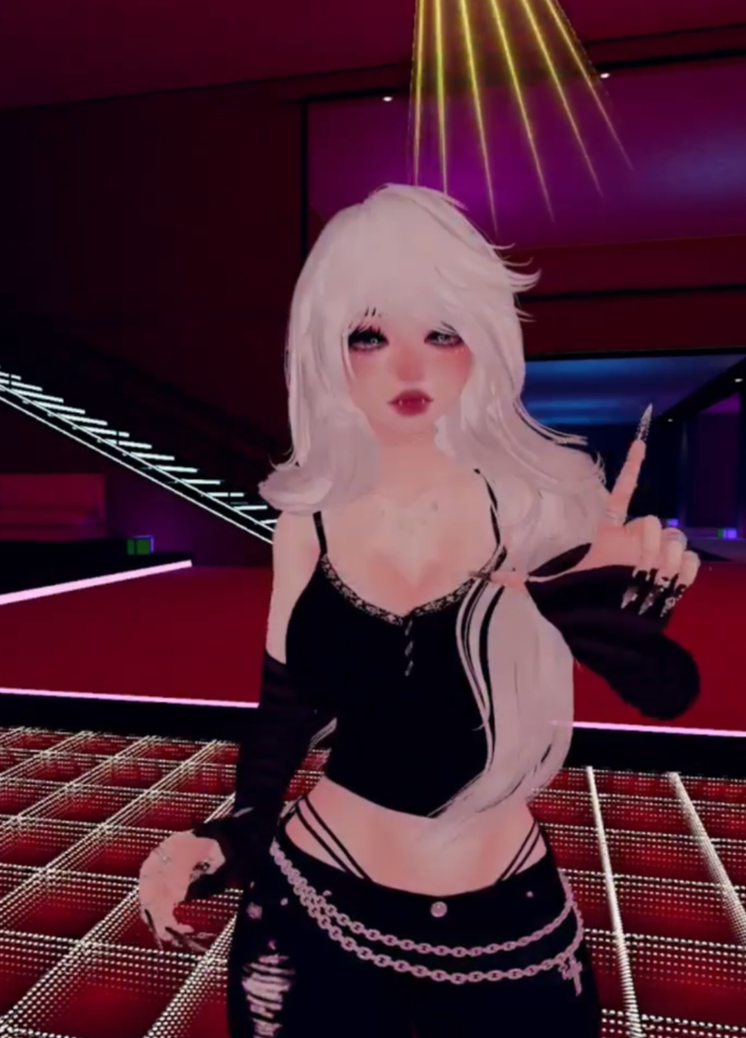 y esa peliblanca color fantasma #vrchat #vrchatfunny #trend #fyp #vrchatcommunity #vrchatdance #vrchatfullbody 