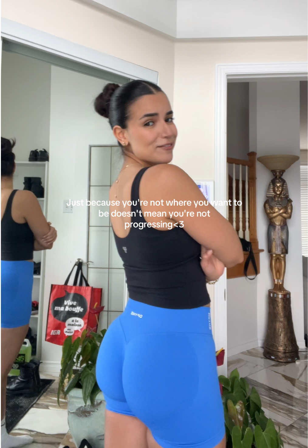 Step by step, but don’t use it as an excuse for your lack of progress🫶🏼 #musclemommy #dfyne #gymrat #fitnessmotivation #Fitness #motivation #hopecore #Summer 