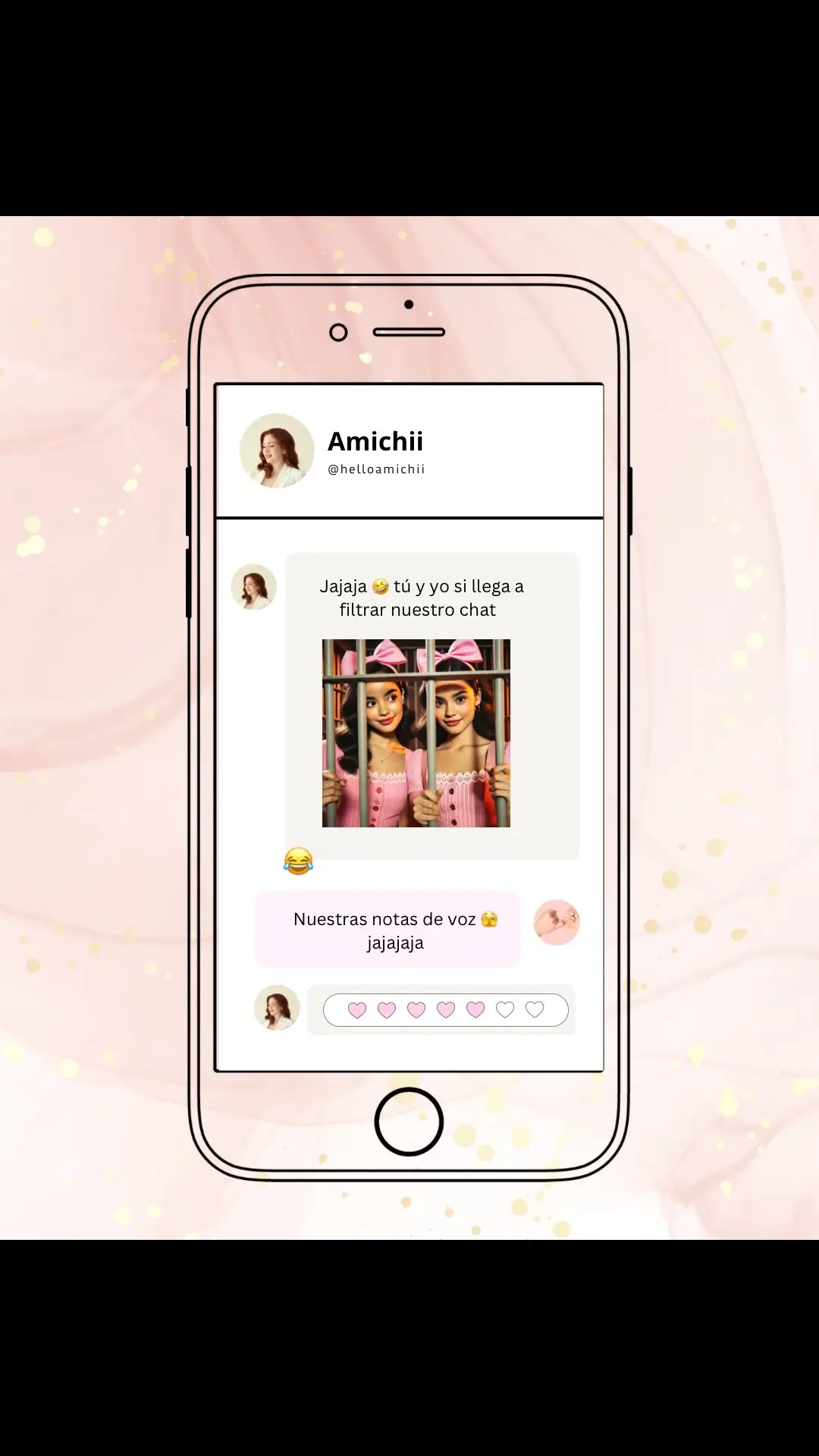 Cuando dicen que nuestras notas de voz podrían ser evidencia en un juicio… 😅🚔😂 Pero bueno, amigas que ríen juntas, ¿se quedan juntas, no? 🤭💕 ¿Cuál ha sido el chisme más épico que has contado en notas de voz? 👀🔥 Cuéntenme en los comentarios! ⬇️ #HelloAmichii #AmistadSinFiltros #notasdevoz 