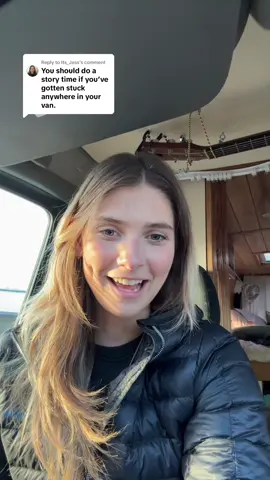 Replying to @Its_Jess I have indeed gotten stuck.. a lot 🫠😂 #vanlife #storytime 