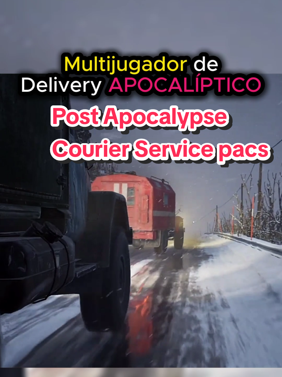 El mundo se ACABÓ pero el DELIVERY aún sigue en el multijugador Post Apocalypse Courier Service PACS #pacs #multijugador #coopgame #pcgaming 