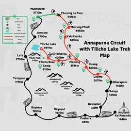 The ULTIMATE trek map for the Annapurna Circuit + Tilicho Lake! 🏔️✨ Plan your dream adventure through the Himalayas with this must-have route! 🌍💙 Who’s ready for breathtaking views and an unforgettable journey? #annapurnacircuit #tilicholake #nepal #annapurna #himalayas #visitnepal #trekking #mountains #travel #nepaltravel #Hiking #adventure #pokhara #manang #wanderlust #nature #travelphotography #explorenepal #nepaltrekking #trek
