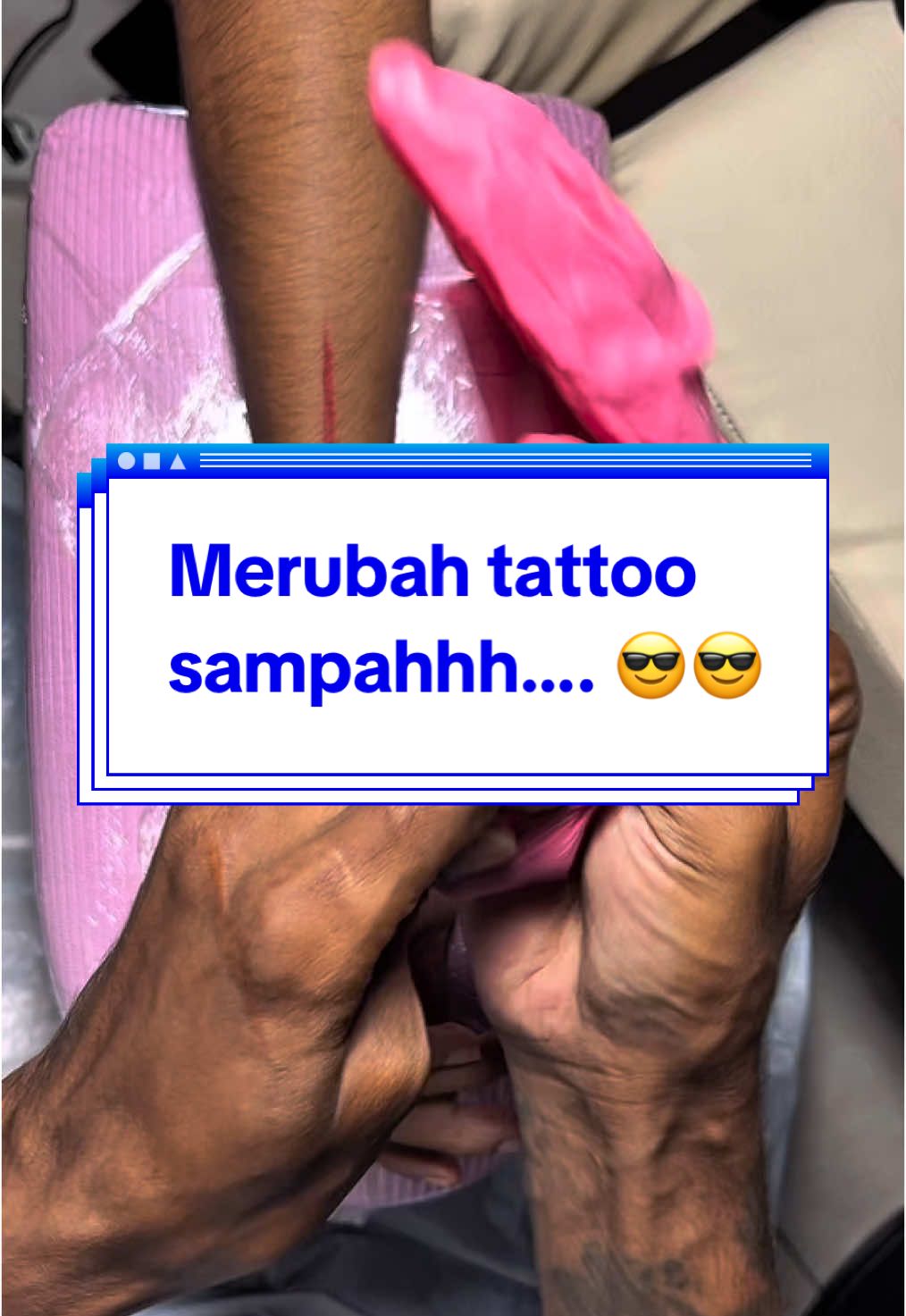 Merubah tattoo sampahhh…. 😎😎