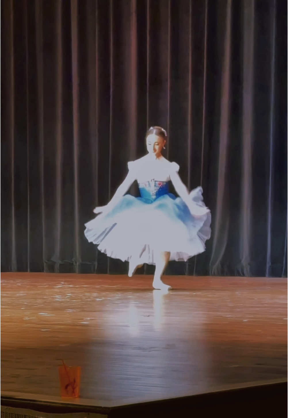 The orange cup was not a paid actor.  • 🩵 • #BalletTok #Ballerina #Ballet #Dancer #Giselle #BehindTheScenes #Acting  
